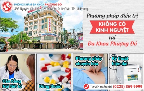 Phương pháp điều trị không có kinh tại Đa khoa Phượng Đỏ