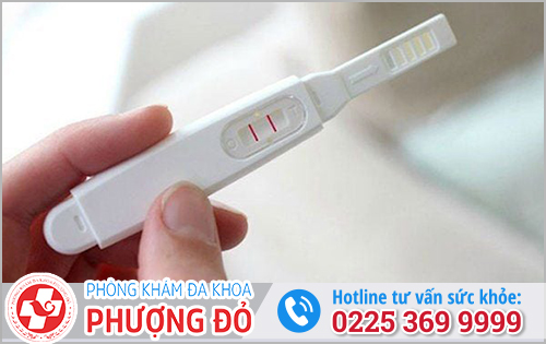 Phá thai bằng thuốc xong thử que vẫn 2 vạch